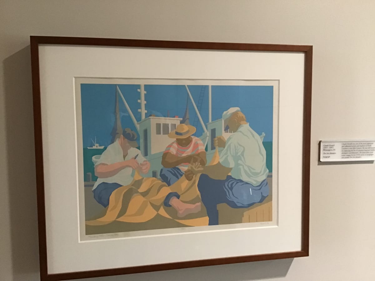 Mending Nets: Sunny Day by Claude Howell 