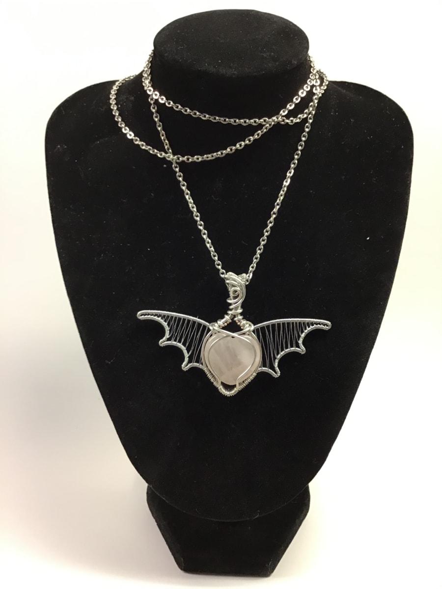 Quartz Heart Bat by Pamela Dexter 