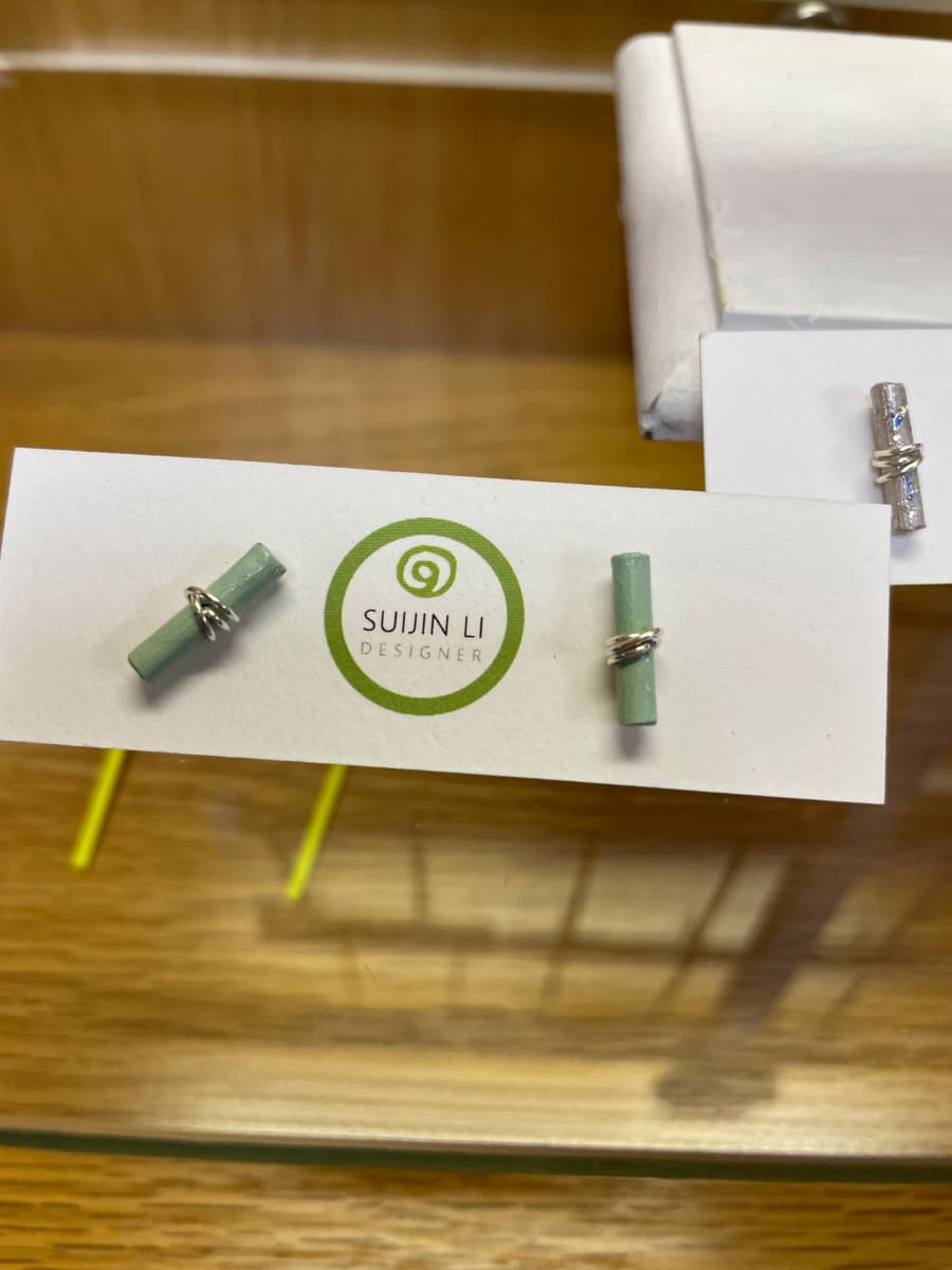 URSA Studs mint green by Suijin Li 
