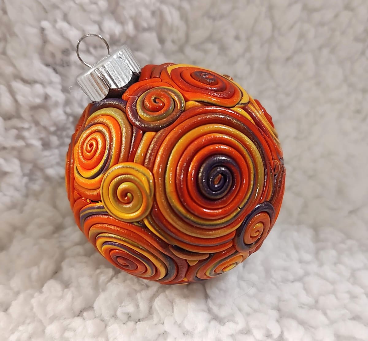 Red Coil Bauble by Beth Ann Taylor 