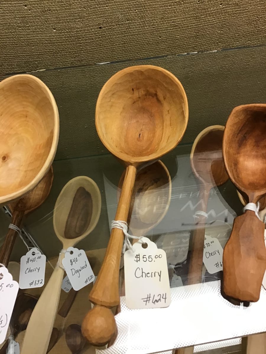 Cherry Wood Scoop #624 by Tad Kepley 