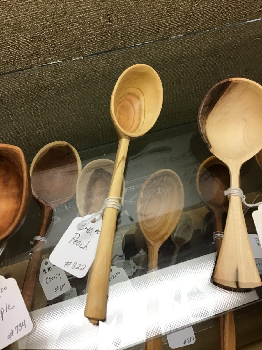 Peach Wood Scoop #822 by Tad Kepley 