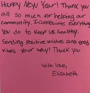 Thank You Message 1 by Elizabeth Boltz 