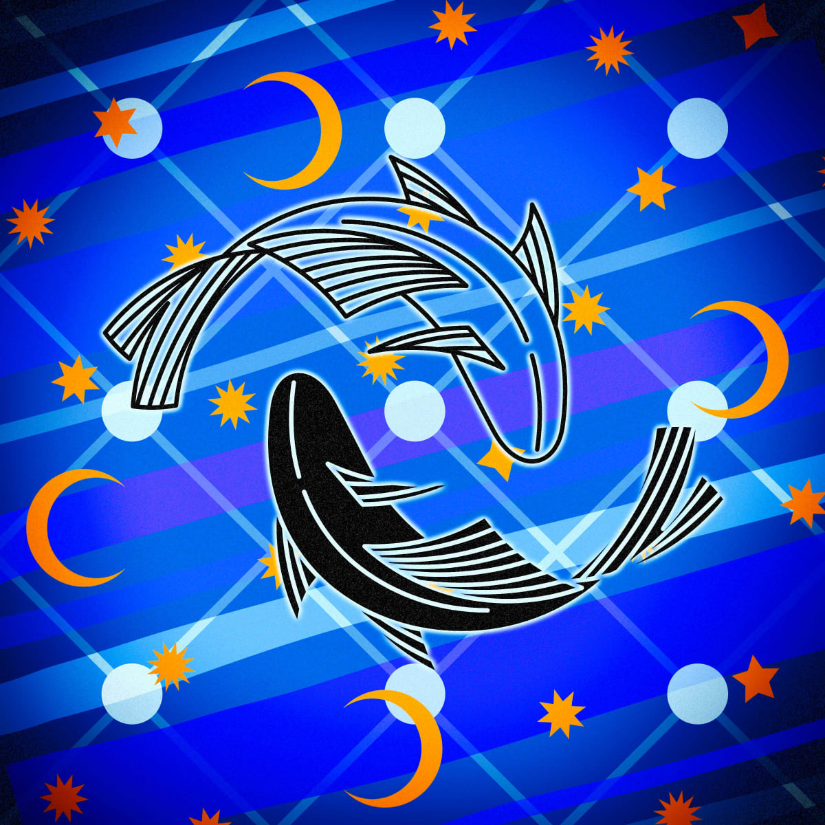 Fishy Yin Yang by Mark Blanchard 