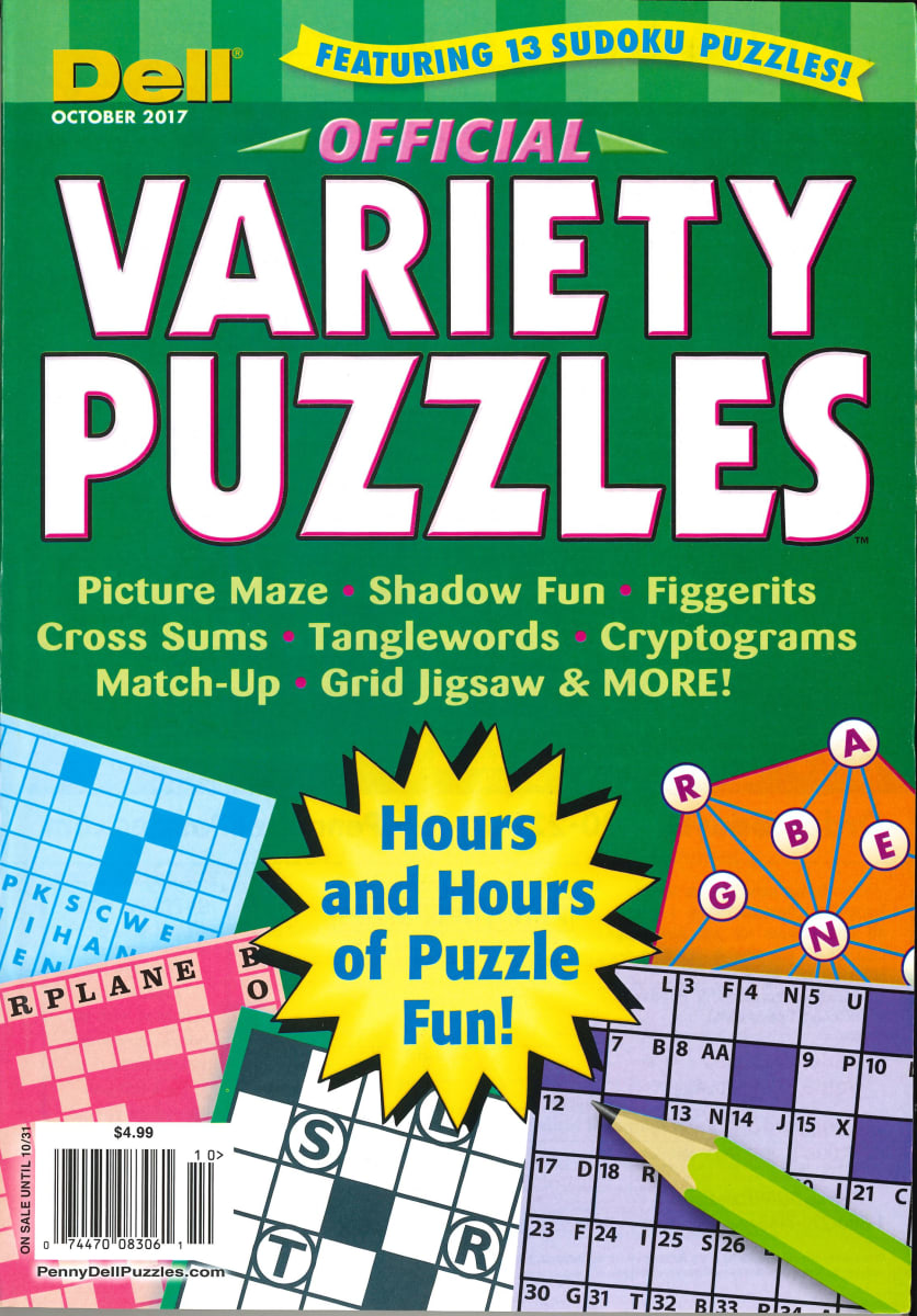 Arts and Health Variety Puzzle Book 