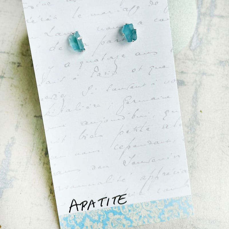 Apatite Studs by Kayte Price, Image 1.