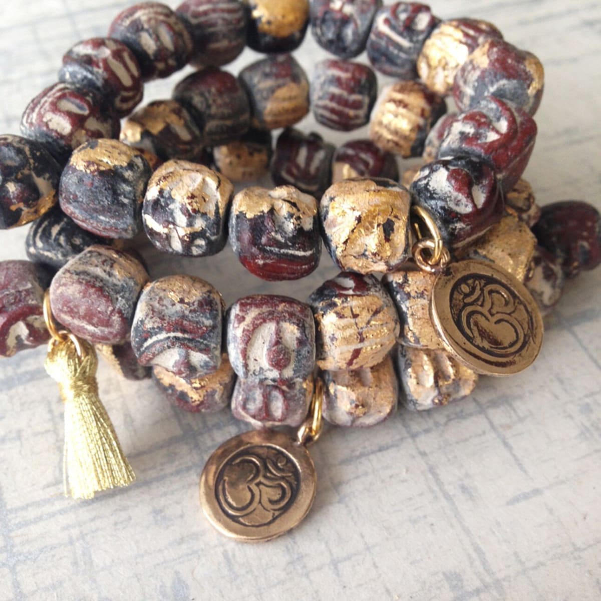 Buddha Bead Bracelets by Kayte Price 