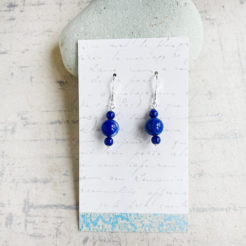 Lapis Blue Earrings by Kayte Price 