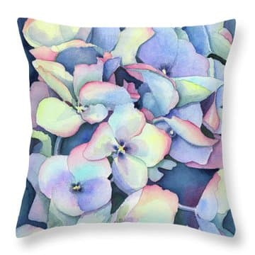 Floral Pillows by Lois Blasberg 