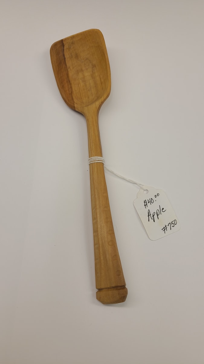 Apple Wood Cooking Spoon #750 by Tad Kepley 