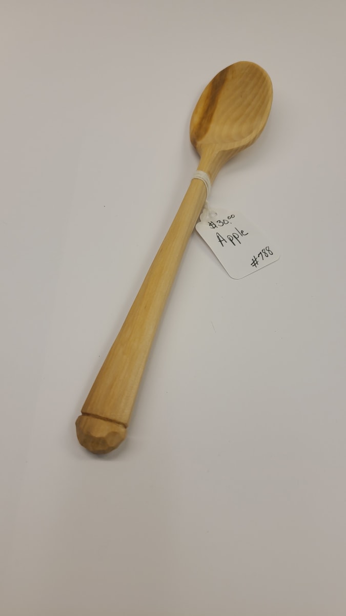 Apple Wood Cooking Spoon #788 by Tad Kepley 