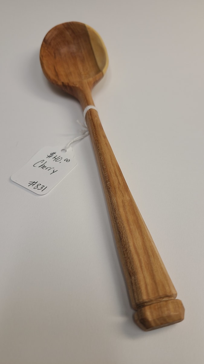 Cherry Wood Spoon #831 by Tad Kepley 