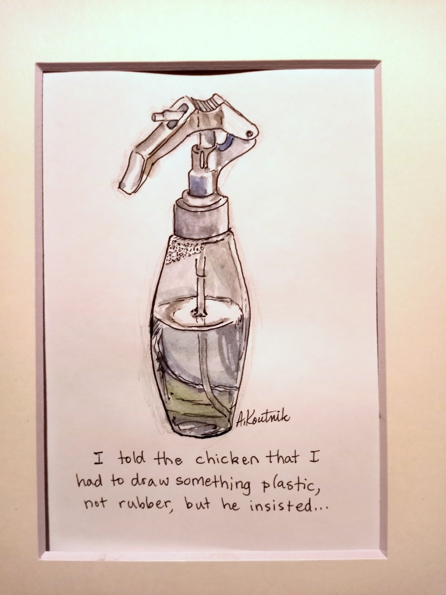 CAA Drawing-a-Day Challenge - Something Plastic 