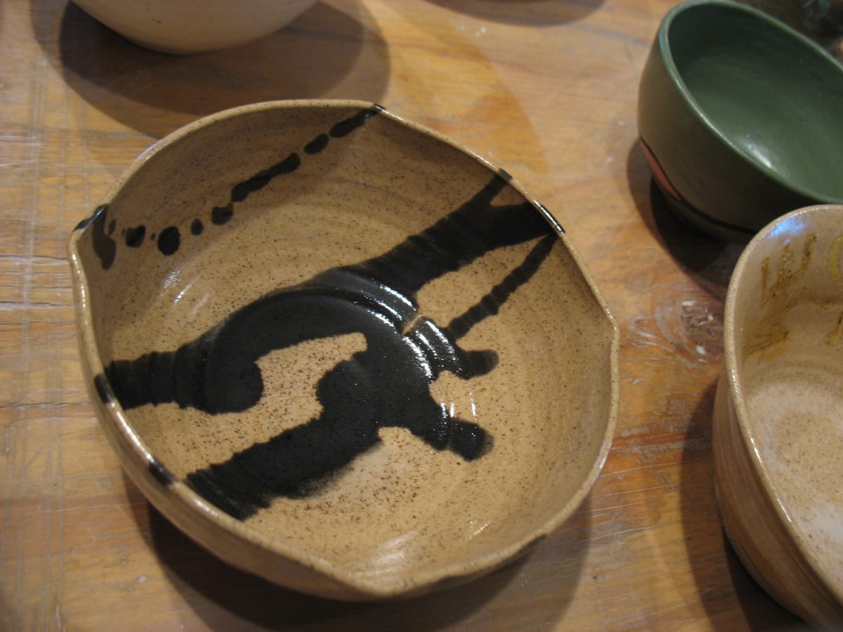 Tan Mottled Bowl 