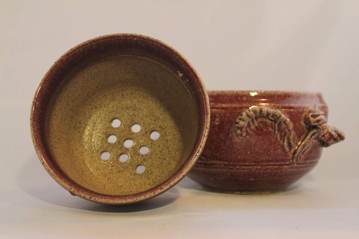 Maroon Violet Planter, Image 2.