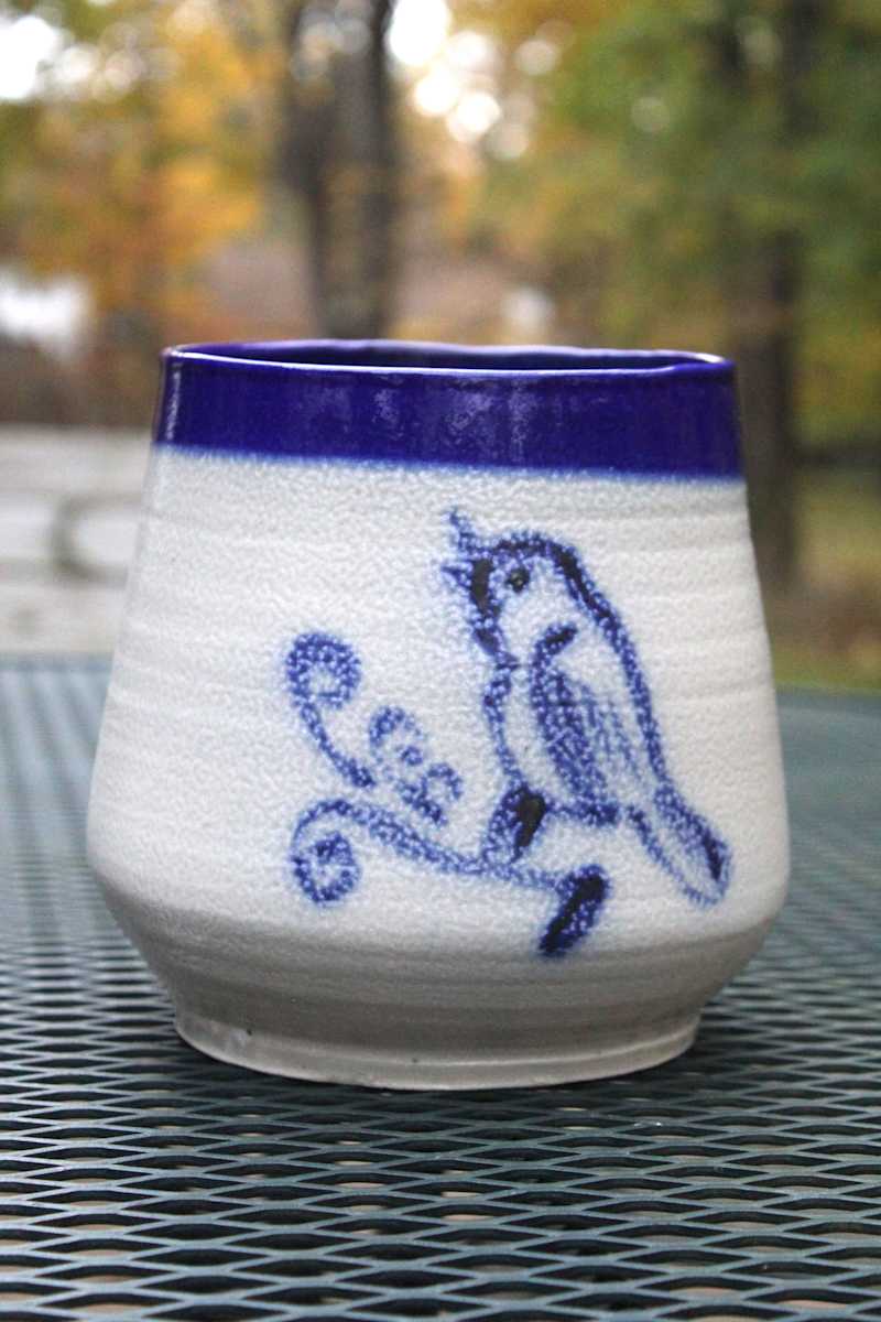 Bird Salt Glaze 2 by inHIShandsart, Image 2.