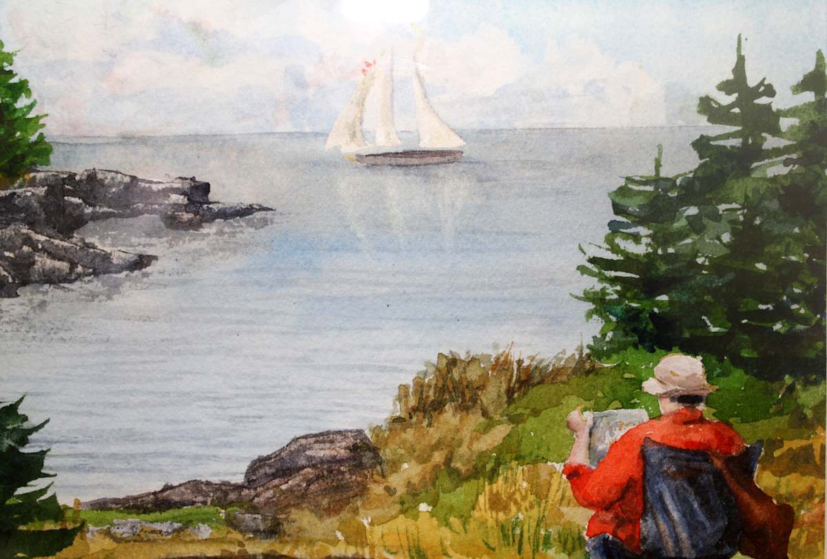 Sailboat Offshore, Image 1.