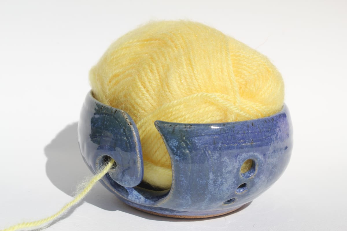 Blue Yarn Bowl, Image 2.