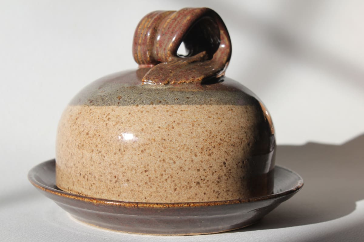 Butter Dish - Curly Top, Image 2.