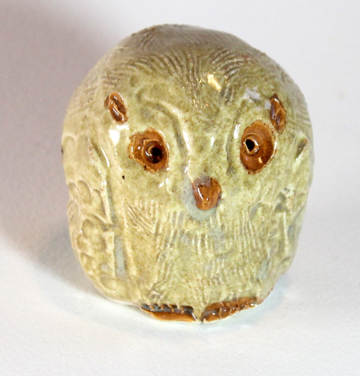 Baby Owl, Tan by inHIShandsart, Image 3.