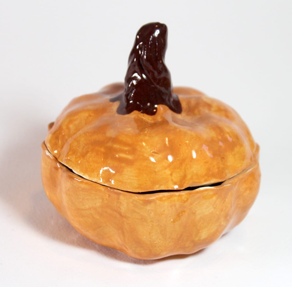 Pumpkin Jar with Lid, Image 4.