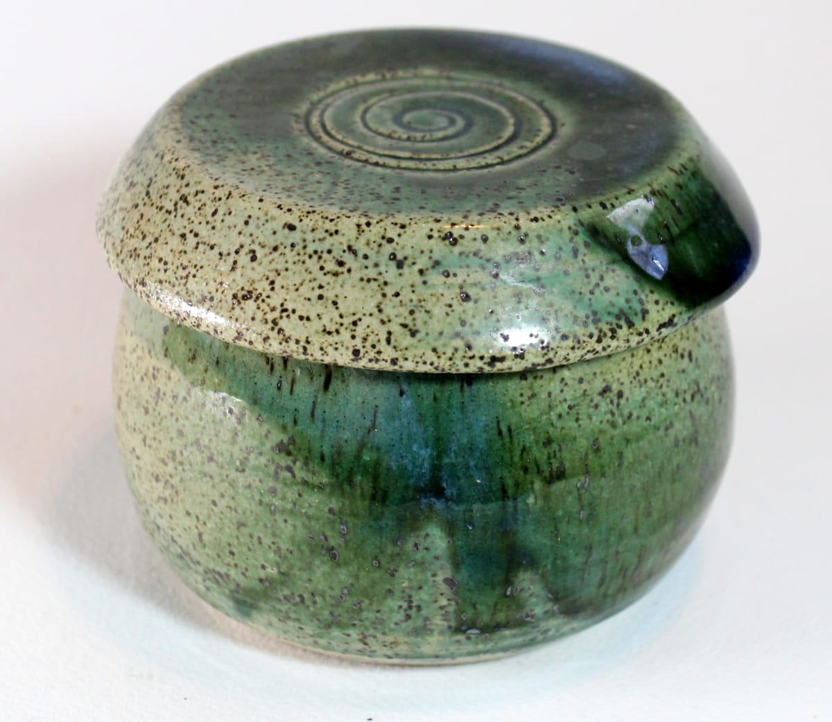 Green French Butter Dish 