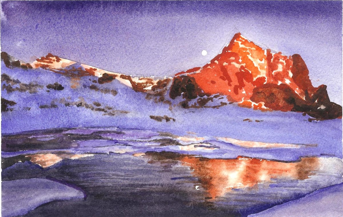Mountain Sunset, Image 1.
