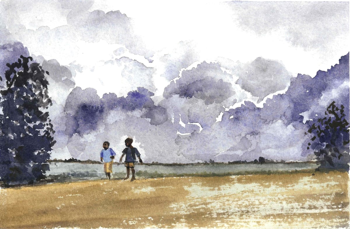 Uganda Series - Boys and Clouds, Image 1.