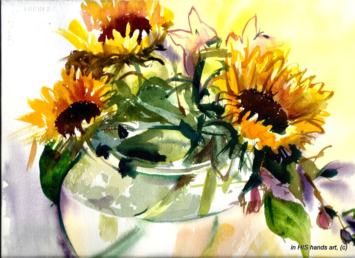 Sunflowers (for notecard), Image 1.