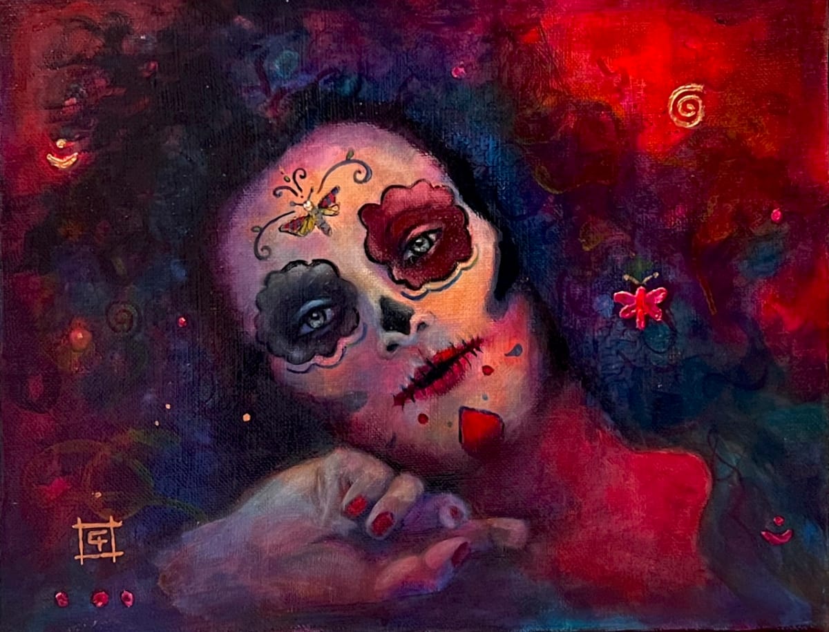 Day of the Dead by Cheryl Feng  Image: Day of the Dead 11" x 14" by Cheryl Feng