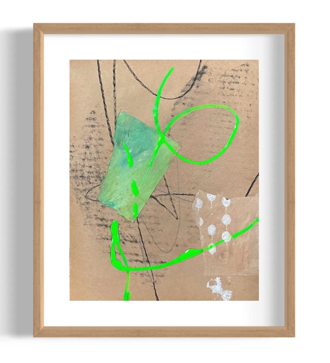 Green Treasure (framed) by Anne Sanger 