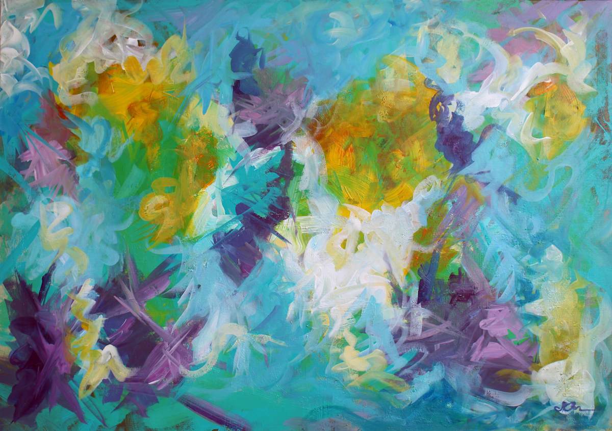 Abstract Irises by Sonya Kleshik, Image 1.