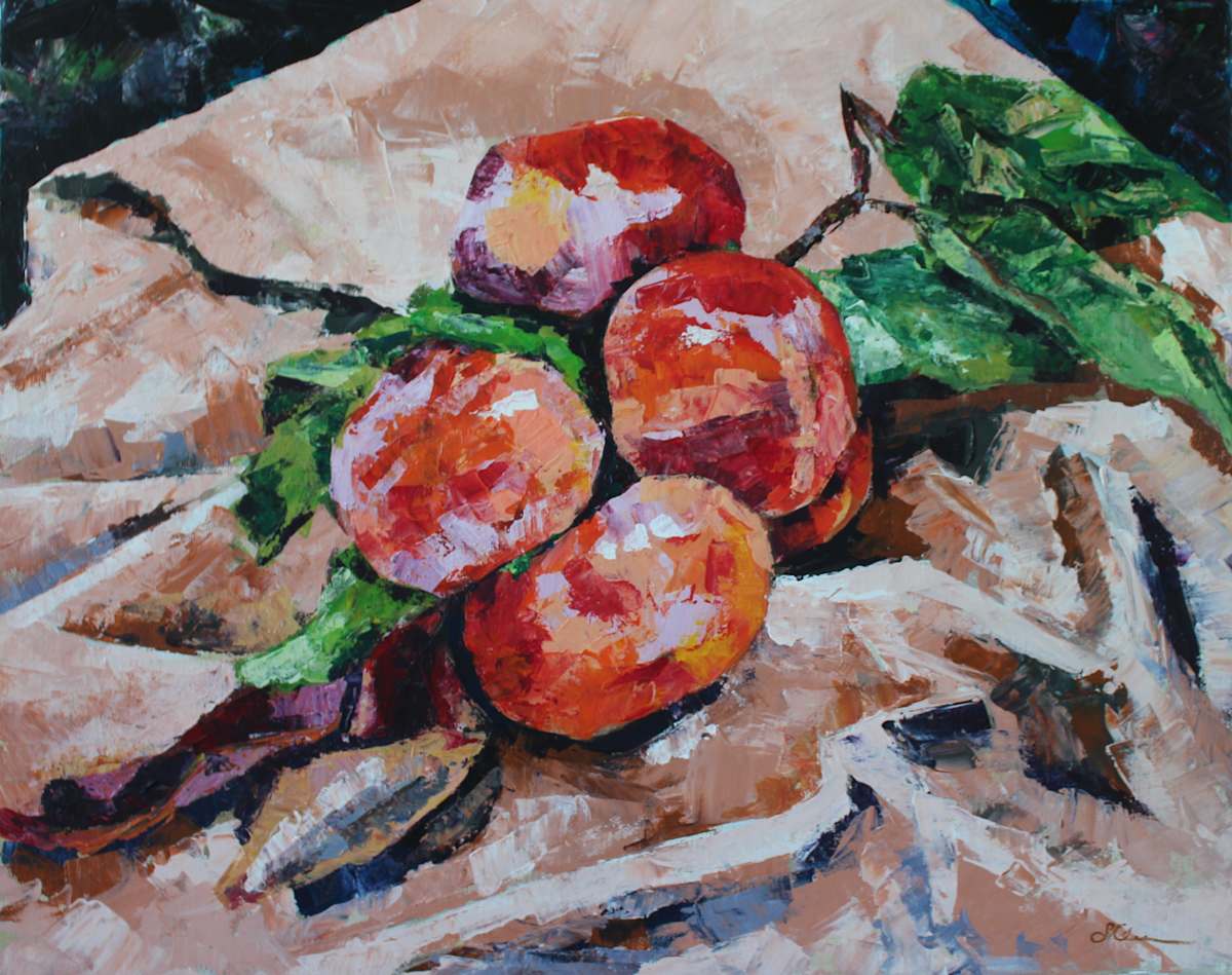 Persimmon Branch by Sonya Kleshik, Image 1.