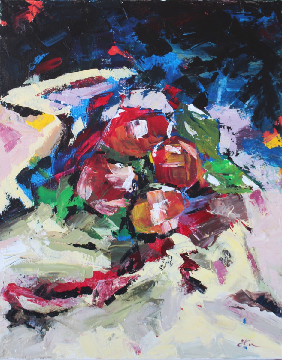 Persimmons by Sonya Kleshik 