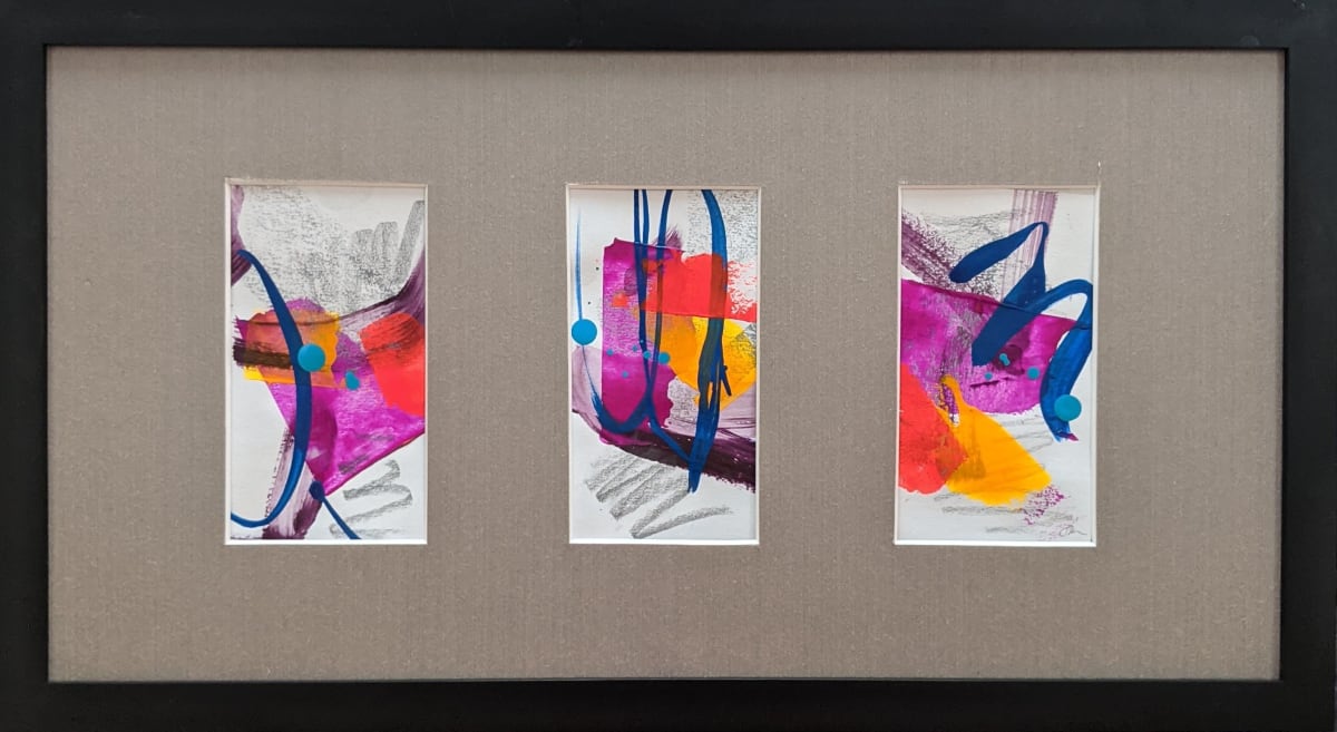 Fluorescent Abstract VII by Sonya Kleshik 
