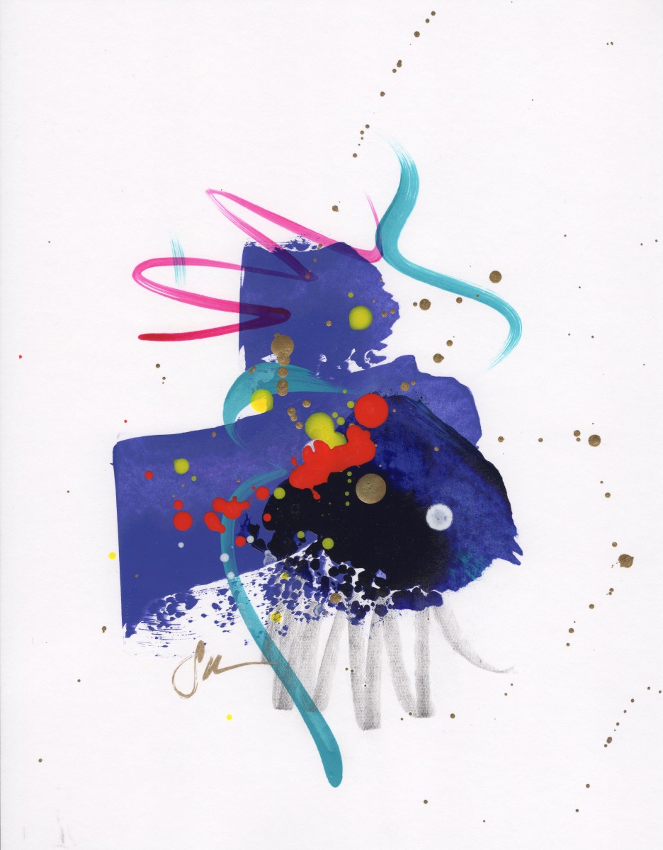 Indigo Apparition 1 by Sonya Kleshik 