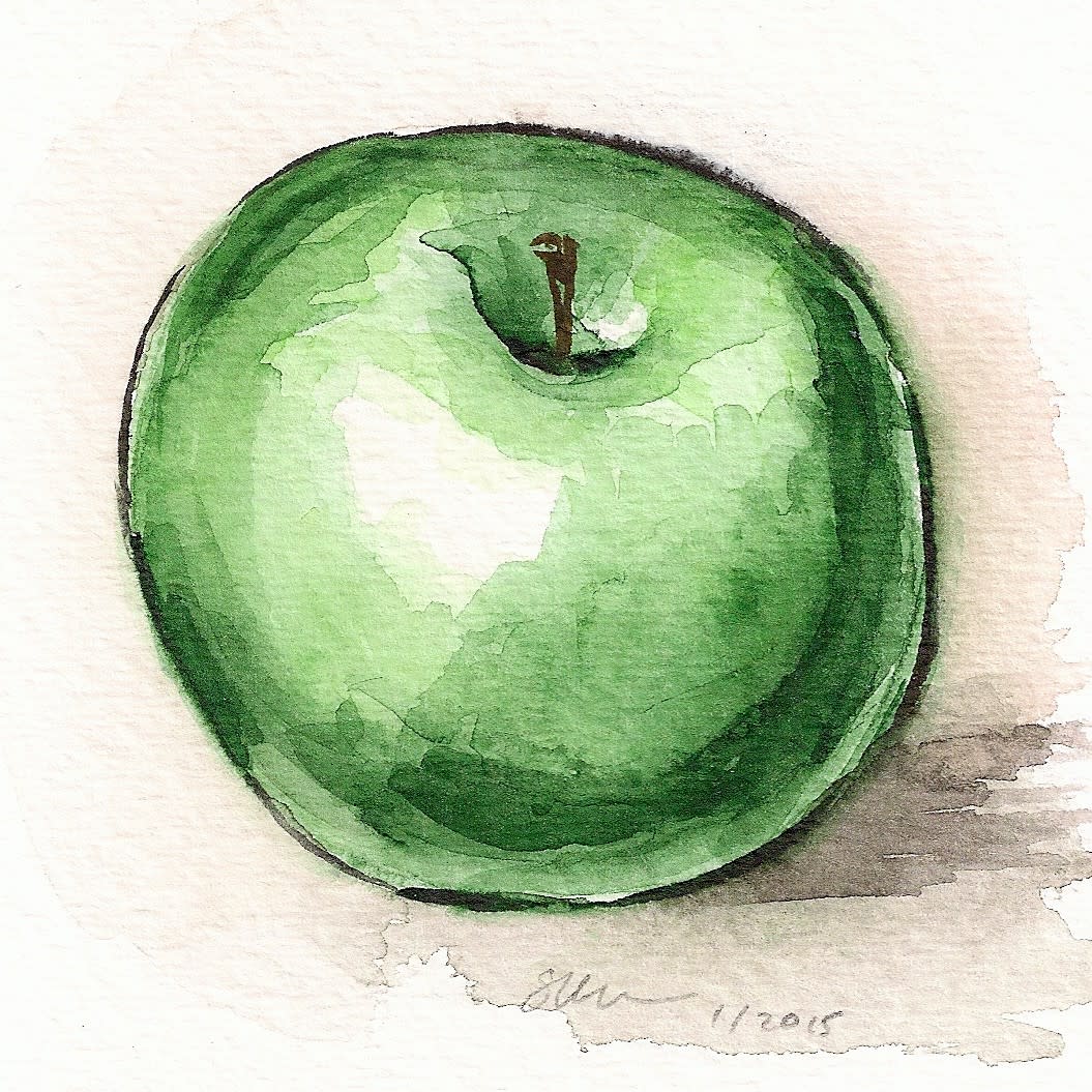 Green Apple by Sonya Kleshik 