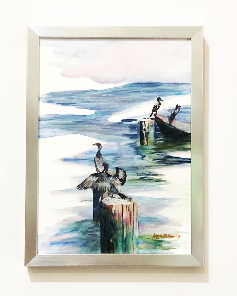 Double-Crested Cormorants by April Rimpo, Image 2.