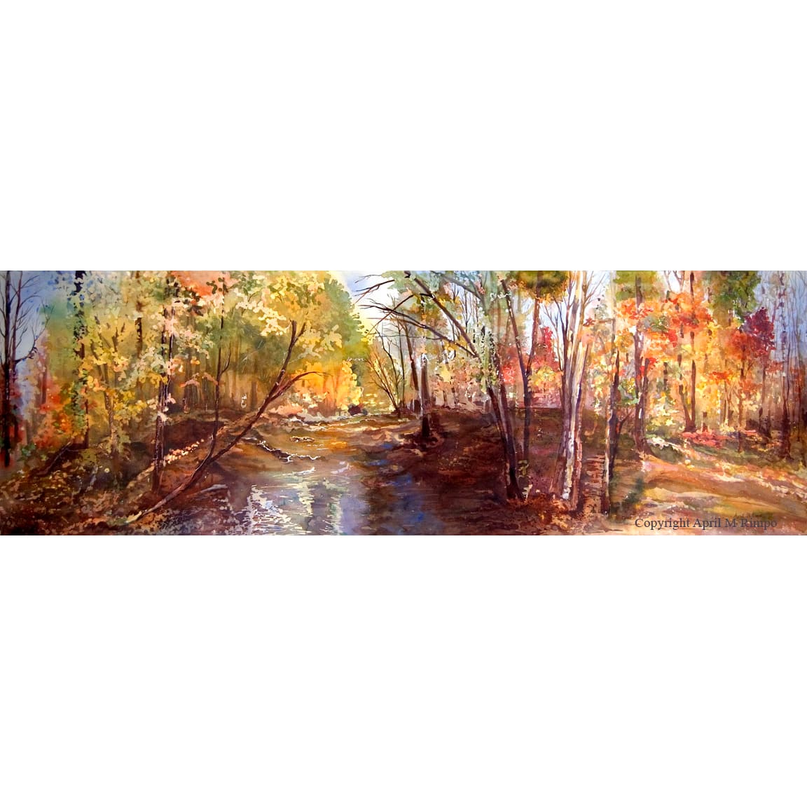 By the Stream (Prints) by April Rimpo 