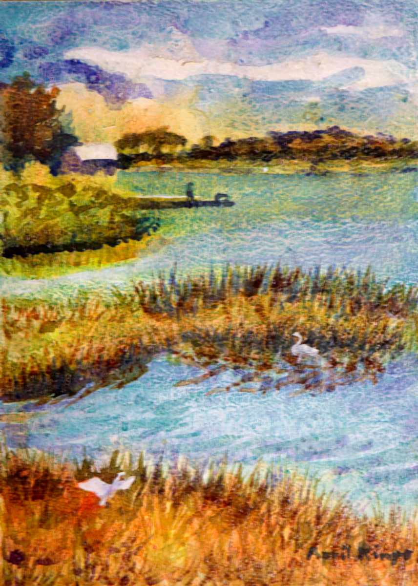 Egret Haven by April Rimpo 