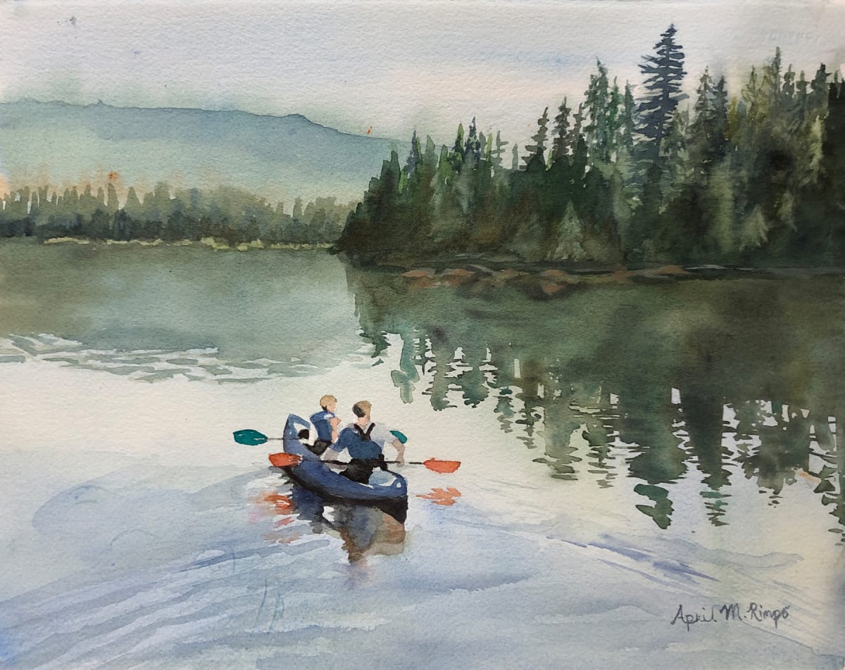 Kayaking in Splendor by April Rimpo 
