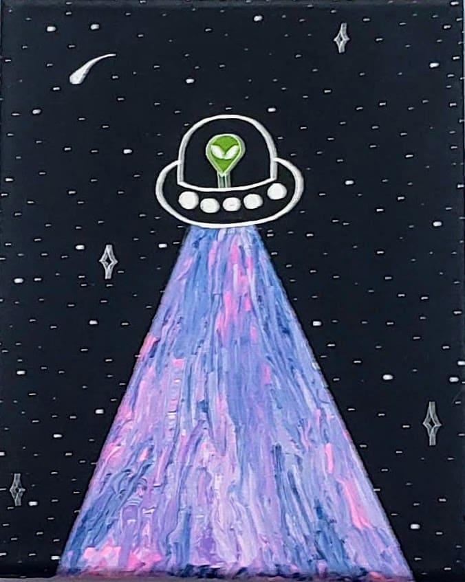 UFO Alien by Jenni Baxter 