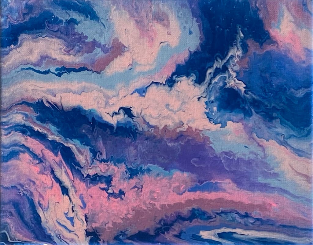 Purple Sea 3/3 by Jenni Baxter 