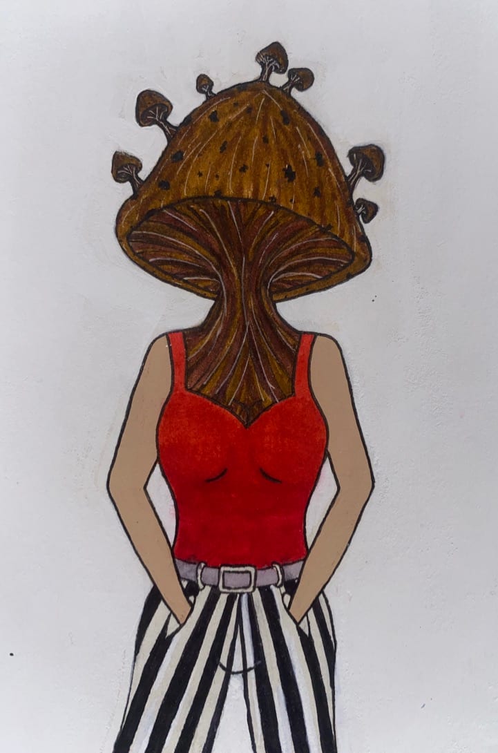 Mushroom Head by Jenni Baxter 