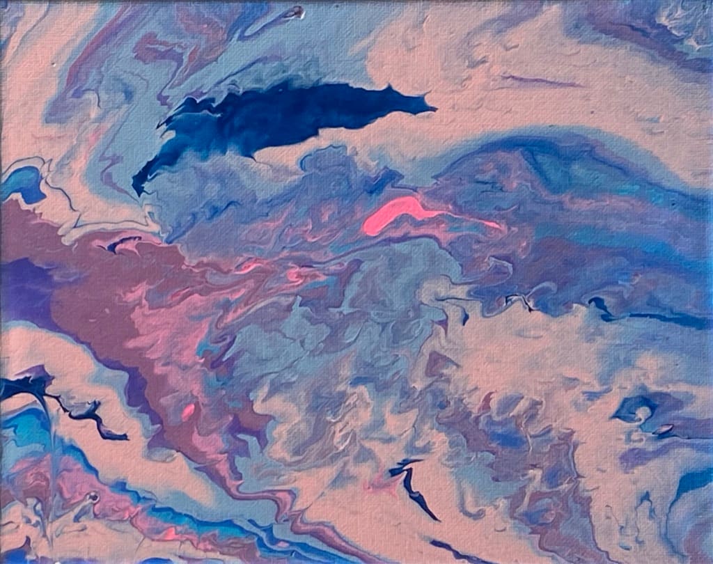 Purple Sea 1/3 by Jenni Baxter 