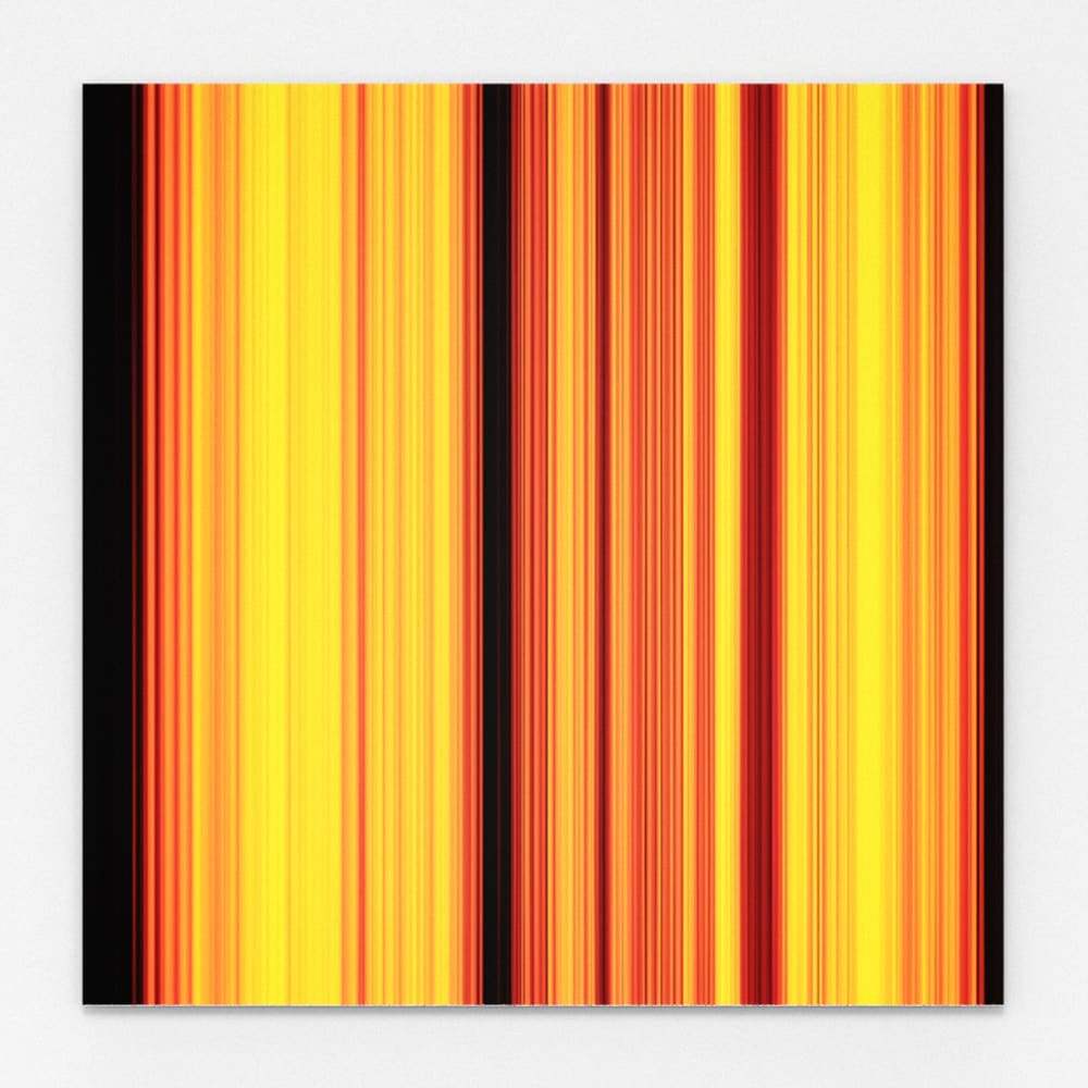 SHADES | 3X3 |  NR2 | ORANGE | STRIPE by Mario Rothenbühler 