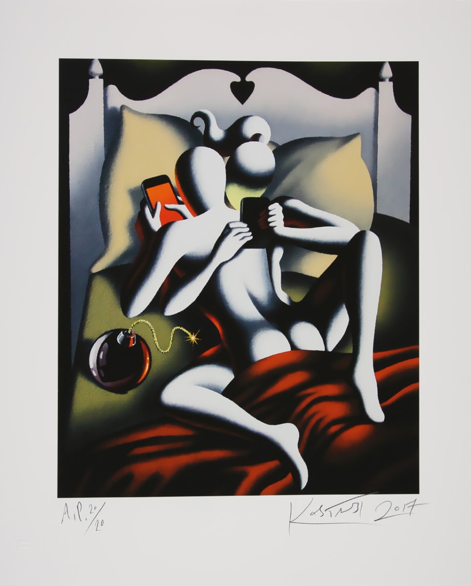 Online fusion by Mark Kostabi 