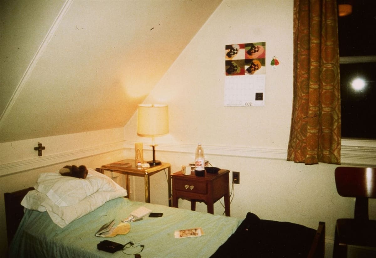 My Room in halfway House, Belmont, MA by Nan Goldin 