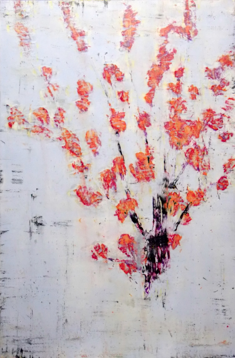 Kaiku Aka (Red Blooms) by Bernard Weston 