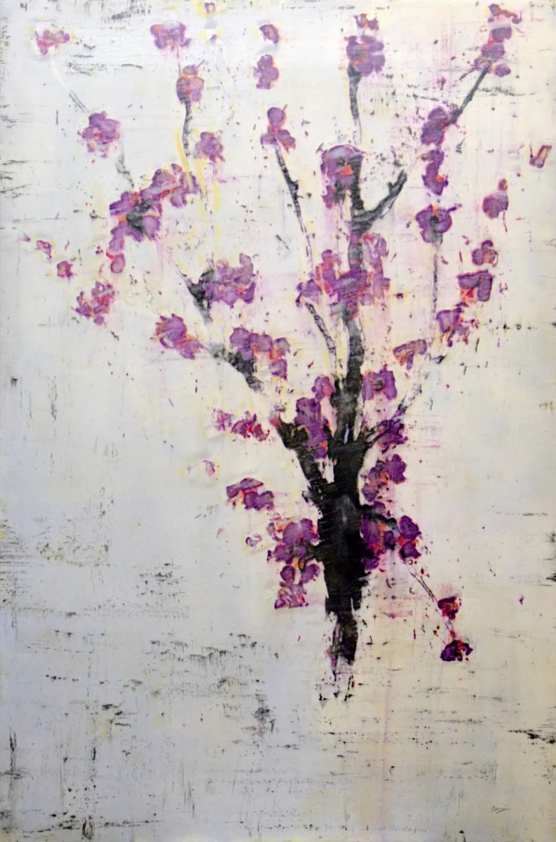 Murasaki no hana (Purple Flower) by Bernard Weston 